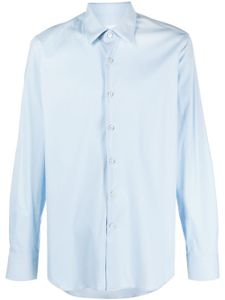 Prada chemise boutonnée à manches longues - Bleu