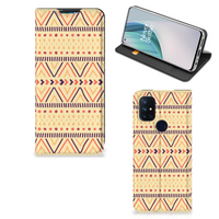 OnePlus Nord N10 5G Hoesje met Magneet Aztec Yellow