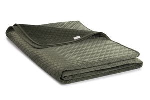 Heckett & Lane Heckett & Lane Victoria Bedsprei 180x260 Army Green