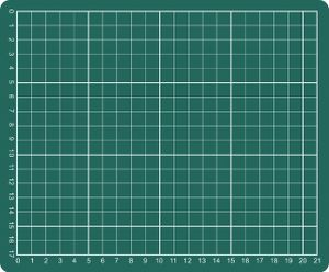 Snijmat A5 230x190mm groen