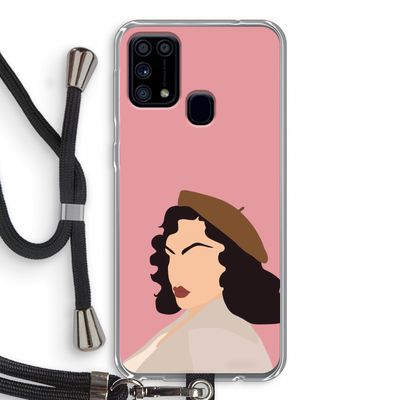 Confidence: Samsung Galaxy M31 Transparant Hoesje met koord