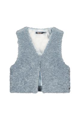 Like Flo winter gilet meisjes - blauw - Diam - fur