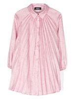 Versace Kids robe plissée à imprimé Barocco - Rose