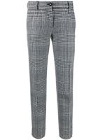 Dolce & Gabbana pantalon en laine vierge à motif tartan - Noir - thumbnail