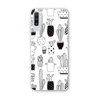 Cactusmotief: Samsung Galaxy A70 Transparant Hoesje