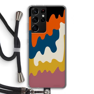 Baar A: Samsung Galaxy S21 Ultra Transparant Hoesje met koord