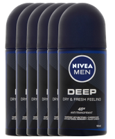 Nivea Men Deep Roll-On Voordeelverpakking - thumbnail