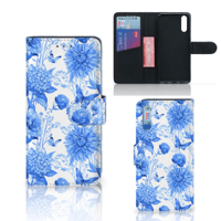 Hoesje voor Huawei P20 Flowers Blue