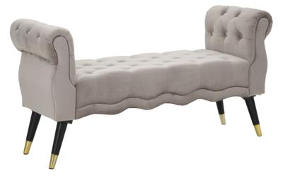 BANKJE PARIJS GRIGIA/GOUD CM 120X40X60