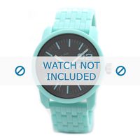 Diesel horlogeband DZ1525 Kunststof / Plastic Turquoise 24mm - thumbnail