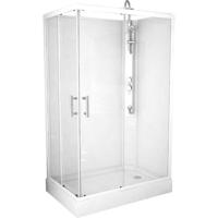 GO by Van Marcke Khone VII compleet gesloten douchecabine 120x80cm hoekinstap 2 schuifdeuren SKU 223291