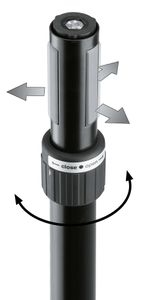 Konig & Meyer 21368 stalen tussenpaal Ring Lock