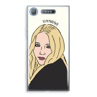 Mary Kate: Sony Xperia XZ1 Transparant Hoesje