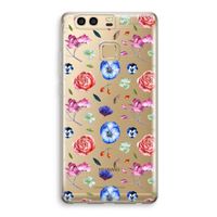 Bloemetjes: Huawei P9 Transparant Hoesje Bloemetjes: Huawei P9 Transparant Hoesje