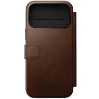 Nomad Modern lederen folio iPhone 17 Pro Max - Brown