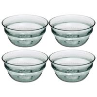 Secret de Gourmet - 10x stuks - Kommetje/serveer schaaltje - relief kunststof - D13 cm