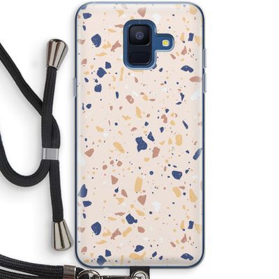 Terrazzo N°23: Samsung Galaxy A6 (2018) Transparant Hoesje met koord