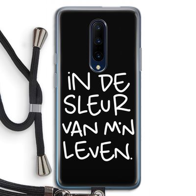 De Sleur: OnePlus 7 Pro Transparant Hoesje met koord