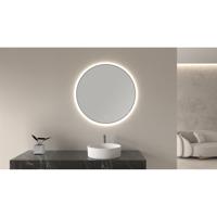 Badkamerspiegel Novi | 80 cm | Rond | Indirecte LED verlichting | Touch button - thumbnail