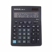 MAUL MXL 12 calculator Desktop Rekenmachine met display Zwart - thumbnail