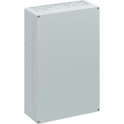 Lege opbouwbehuizing met grijze deksel 450 mm