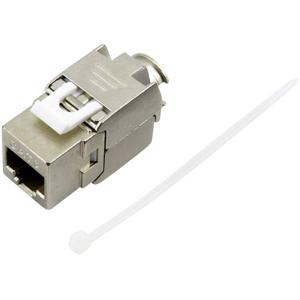 TRU COMPONENTS RJ45-koppeling, Cat. 6a 93038C362 Koppeling, recht Aantal polen (sensoren) 8 Metaal 1 stuk(s)