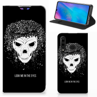 Mobiel BookCase Huawei P30 Lite New Edition Skull Hair - thumbnail