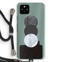Marmeren cirkels: Pixel 5a 5G Transparant Hoesje met koord