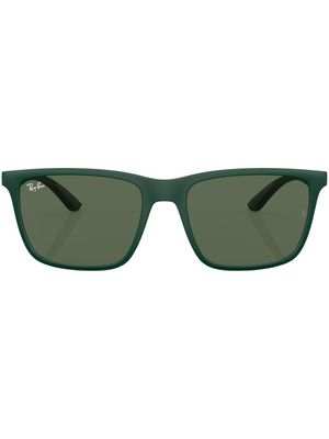 Ray-Ban lunettes de soleil à monture rectangulaire - Vert