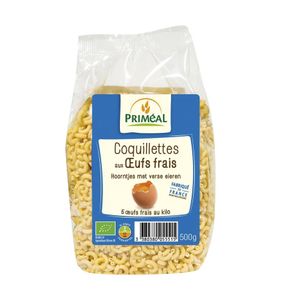 Macaroni met verse eieren bio