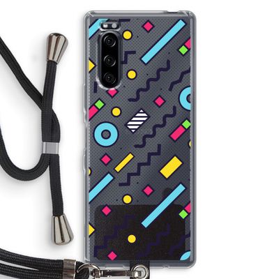 8-bit N°8: Sony Xperia 5 Transparant Hoesje met koord