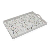 Dienblad Versa Dotty Hout MDF 30 x 5 x 45 cm