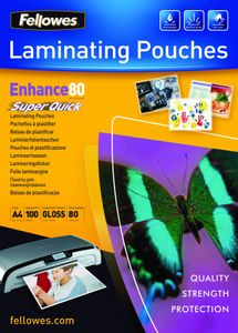 Lamineerhoes Fellowes A4 Superquick 2x80micron 100stuks