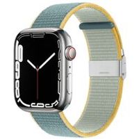 Nylon bandje met klemsluiting - Teal - Geschikt voor Apple Watch 38mm / 40mm / 41mm