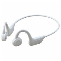 Bluetooth 5.1-hoofdtelefoon met luchtgeleiding Q33 (Geopende verpakking - Uitstekend) - wit - thumbnail