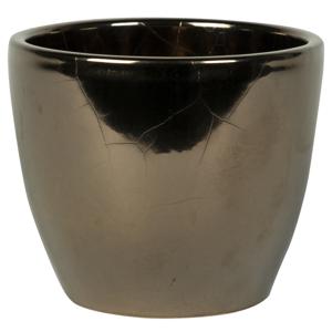 Steege Bloempot - goud - keramiek - 13 x 11 cm