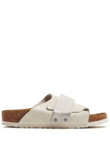 Birkenstock sandales ouvertes à attache scratch - Blanc