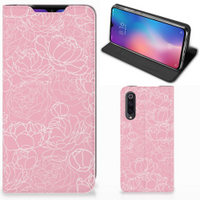 Xiaomi Mi 9 Smart Cover White Flowers