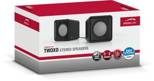 SpeedLink TWOXO 2.0 PC-luidsprekers Kabelgebonden 5 W Zwart