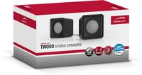 SpeedLink TWOXO 2.0 PC-luidsprekers Kabelgebonden 5 W Zwart - thumbnail