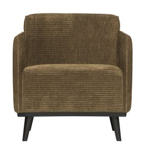 BePureHome Fauteuil 'Statement' Met Armleuning, Rib, kleur Rock