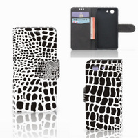 Sony Xperia Z3 Compact Telefoonhoesje met Pasjes Slangenprint - thumbnail
