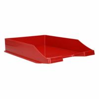 Kantoor Brievenbakjes - A4 formaat - kunststof - Rood - Stapelbaar - Documenten bakjes Kantoor Brievenbakjes - A4 formaat - kunststof - Rood - Stapelbaar - Documenten bakjes