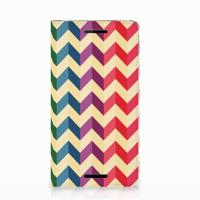 Nokia 2.1 2018 | Hoesje met Magneet | Zigzag Multi Color