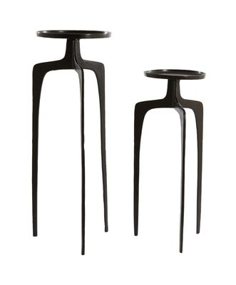 Light & Living Zuil 'Pano' Set van 2 stuks, kleur Donker Brons