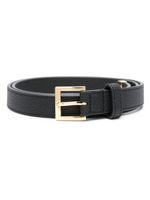 Lauren Ralph Lauren logo-engraved leather belt - Noir - thumbnail