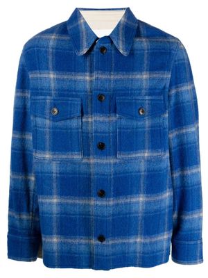 MARANT surchemise Gervon à carreaux - Bleu