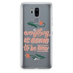 Optimistic flower girl: LG G7 Thinq Transparant Hoesje