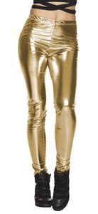 Legging glans goud