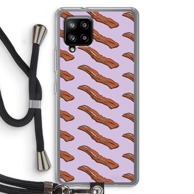 Bacon to my eggs #2: Samsung Galaxy A42 5G Transparant Hoesje met koord